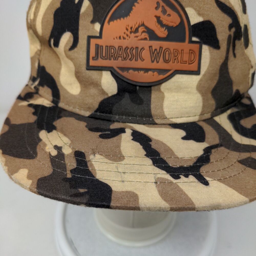Jurassic World Patch Snapback Hat Camouflage One … - image 3